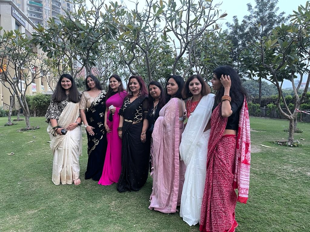 Celebrating Sisterhood - A Sari Photo Shoot Story